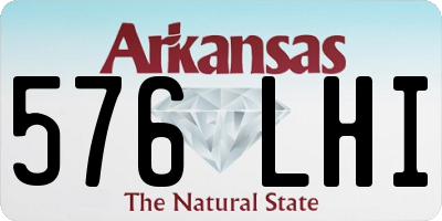 AR license plate 576LHI