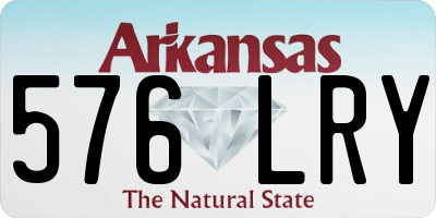 AR license plate 576LRY