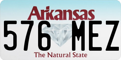 AR license plate 576MEZ