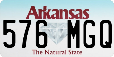 AR license plate 576MGQ