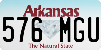 AR license plate 576MGU