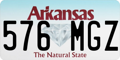 AR license plate 576MGZ