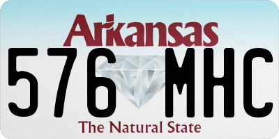 AR license plate 576MHC