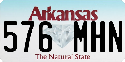 AR license plate 576MHN