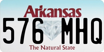 AR license plate 576MHQ