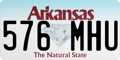 AR license plate 576MHU