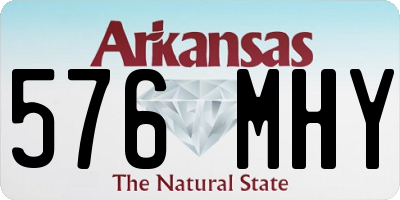 AR license plate 576MHY