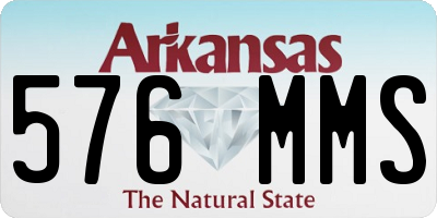 AR license plate 576MMS