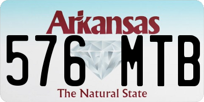 AR license plate 576MTB