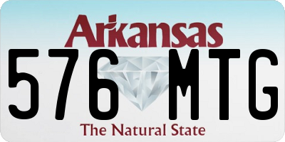 AR license plate 576MTG