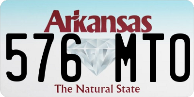 AR license plate 576MTO