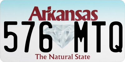 AR license plate 576MTQ