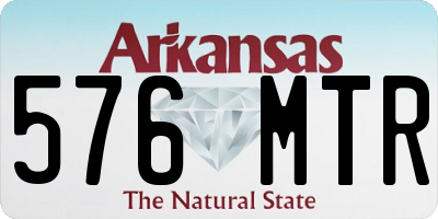 AR license plate 576MTR