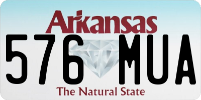 AR license plate 576MUA