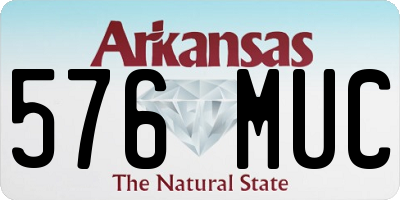 AR license plate 576MUC