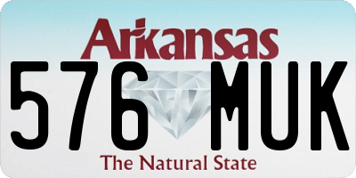 AR license plate 576MUK