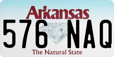AR license plate 576NAQ