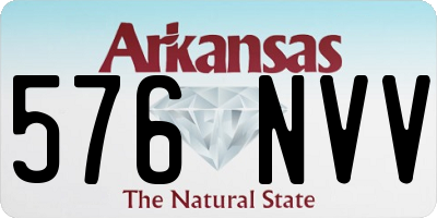 AR license plate 576NVV