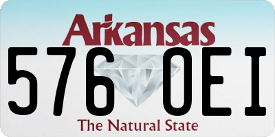 AR license plate 576OEI