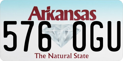 AR license plate 576OGU