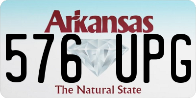 AR license plate 576UPG