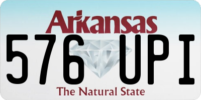 AR license plate 576UPI