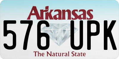 AR license plate 576UPK
