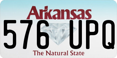AR license plate 576UPQ