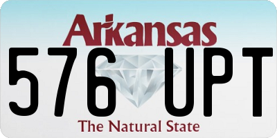 AR license plate 576UPT