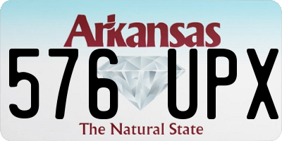 AR license plate 576UPX