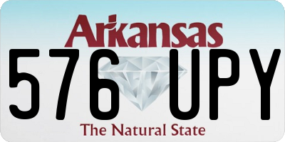 AR license plate 576UPY