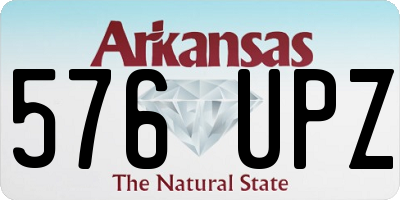 AR license plate 576UPZ