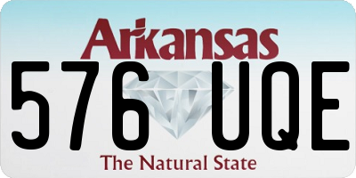 AR license plate 576UQE