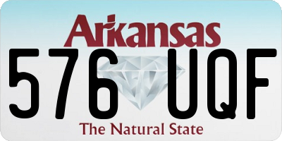 AR license plate 576UQF
