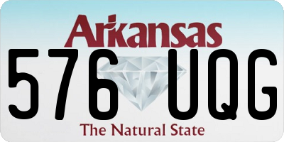 AR license plate 576UQG