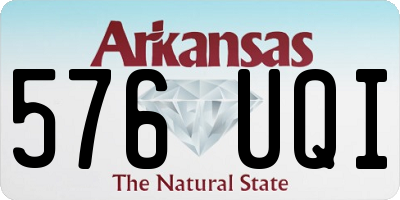 AR license plate 576UQI