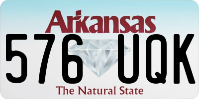 AR license plate 576UQK