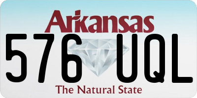AR license plate 576UQL