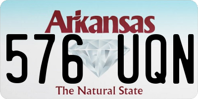 AR license plate 576UQN