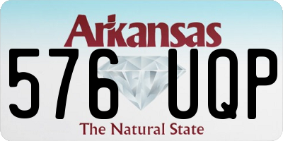 AR license plate 576UQP