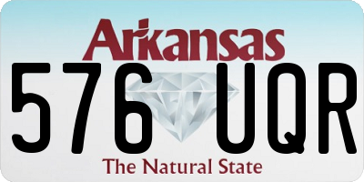 AR license plate 576UQR