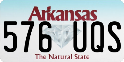 AR license plate 576UQS