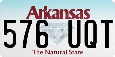 AR license plate 576UQT
