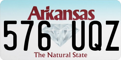 AR license plate 576UQZ
