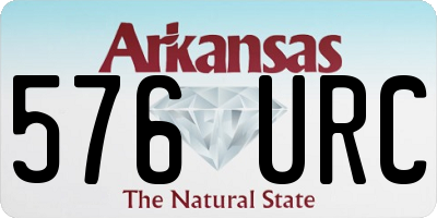 AR license plate 576URC