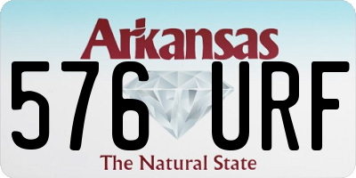 AR license plate 576URF