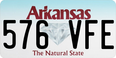 AR license plate 576VFE