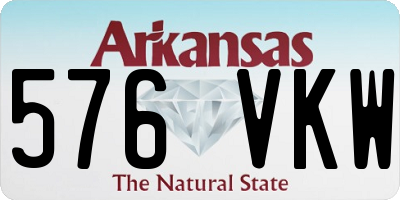 AR license plate 576VKW