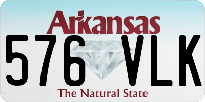 AR license plate 576VLK