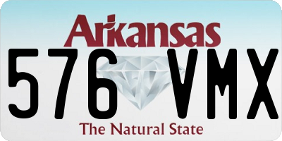 AR license plate 576VMX